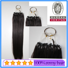 Whosale High Quality Human Virgin Remy Hair Micro Ring Beads Easy Pull Miro Loop Ring Hair Extension